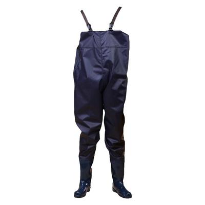 超厚半身下水裤防水连体雨裤雨鞋