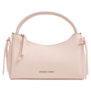 CHARLES&KEITH26春新品CK2-30160255蝴蝶结多巴胺手提斜挎小方包