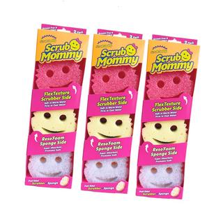 Scrub Mommy擦洗妈咪海绵擦双面魔力擦洗碗神器不伤涂层感温海绵