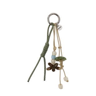 里面LM｜山野花香挂件挂饰钥匙扣皮质包包钥匙挂件周边手工个性