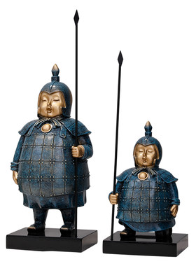 兵马俑摆件新中式办公室