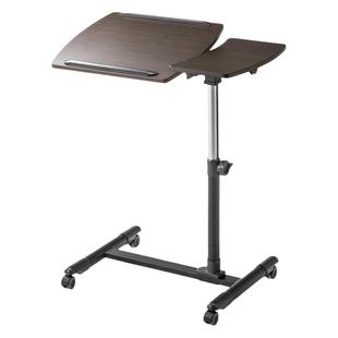 日本山业 DESK040荼几升降桌电脑桌懒人桌床边桌置地移动翻转桌