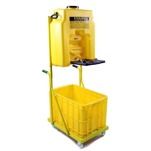 壁挂式洗眼器验便携式洗眼器简易双口移动紧急洗眼装置塑料53L