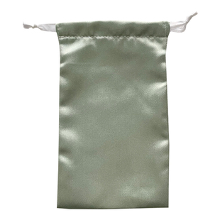 缎面眼镜袋化妆刷袋手机袋按摩仪袋抽绳束口袋拉绳竖款剃须刀布袋