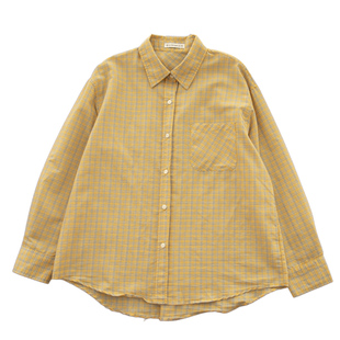 慢谱曲 秋新文艺小清新纯棉格子衬衫女宽松长袖学生衬衣薄外套潮