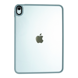 米斯登适用2025款ipad 11代平板电脑保护套10.9寸简约无盖撞色按键10代外壳tpu软胶边框+透明背板新款ins潮牌