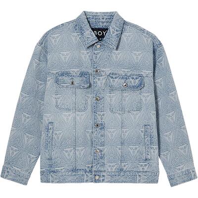 boylondon三鹰提花精致牛仔外套