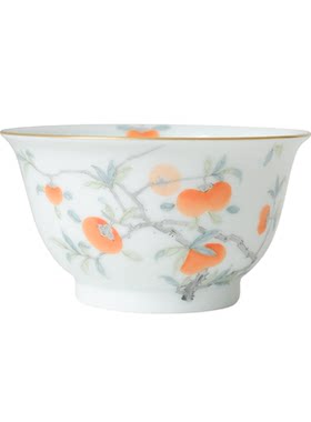 全手工九柿品茗杯送礼