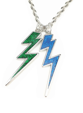 蓝绿色国潮风挂件吊坠明星同款