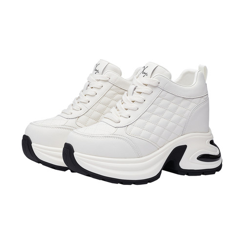 鑫哥甄选内增高小个女鞋8-13厘米2026年春夏新款厚底小白鞋老爹鞋