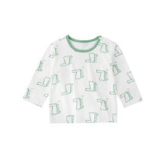 男童t恤长袖薄款宝宝上衣婴儿夏季纯棉儿童空调服睡衣上衣透气