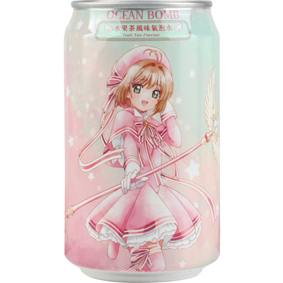 台湾进口魔卡少女小樱碳酸饮料