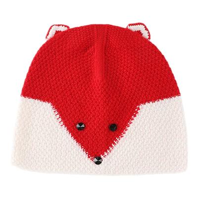 东黎儿童狐狸帽子围巾套装