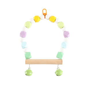 玄凤鹦鹉啃咬玩具解闷爬梯专用秋千攀爬云梯爬绳鸟笼配件用品吊桥