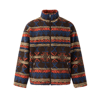 MRCYC民族风羊羔绒外套男秋冬季