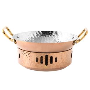 加厚304不锈钢干锅酒精炉套装锤纹锅具加热煲保温炉小蜡烛固体蜡