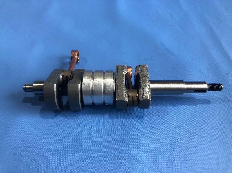 GF60i2 曲轴组合F60130 NGH航模发动机 汽油直列双缸