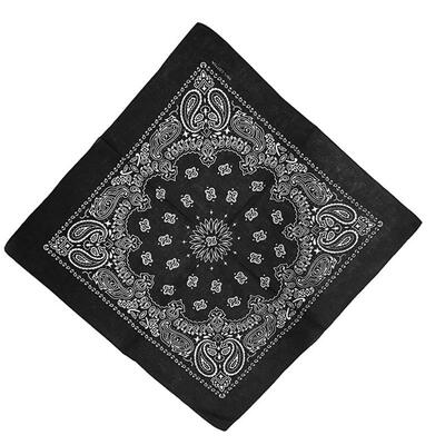 美式复古腰果花方巾西海岸头巾