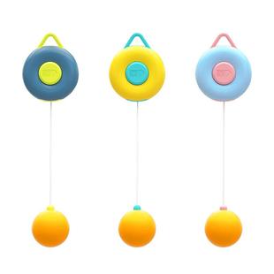 悬挂式乒乓球训练器甜甜圈室内儿童视力兵乓球练习器幼儿锻炼眼睛