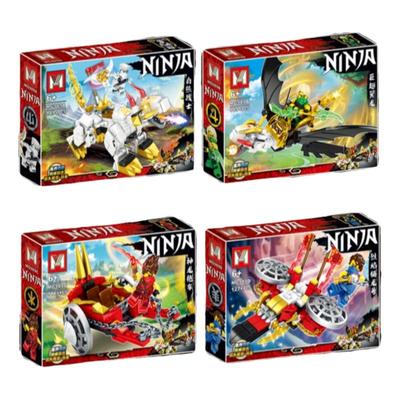 忍者远古双头翼龙马车益智玩具