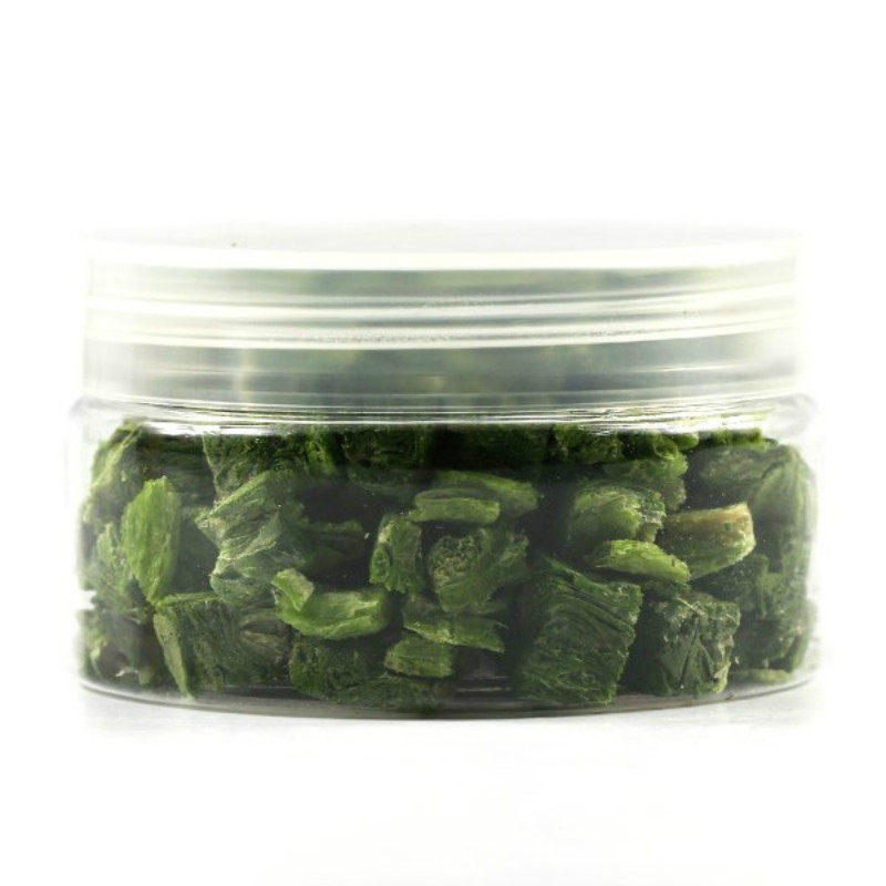 菠菜虾粮瞬冻干锭红白粒即食异形