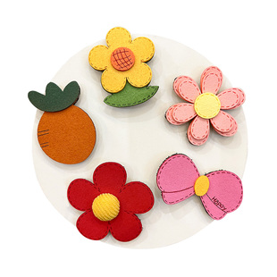 婴儿胎毛魔术贴婴幼儿前额刘海贴发卡儿童可爱碎发帖女童发夹头饰