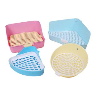 JESSIE兔子龙猫 豚鼠 荷兰猪大小三角厕所尿盆便盆四角 包邮多省