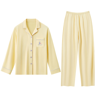 红豆居家A类抑菌防螨纯棉睡衣