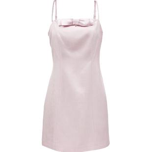 【ONLY奥莱】夏季休闲百搭蝴蝶结直筒吊带短裙连衣裙女