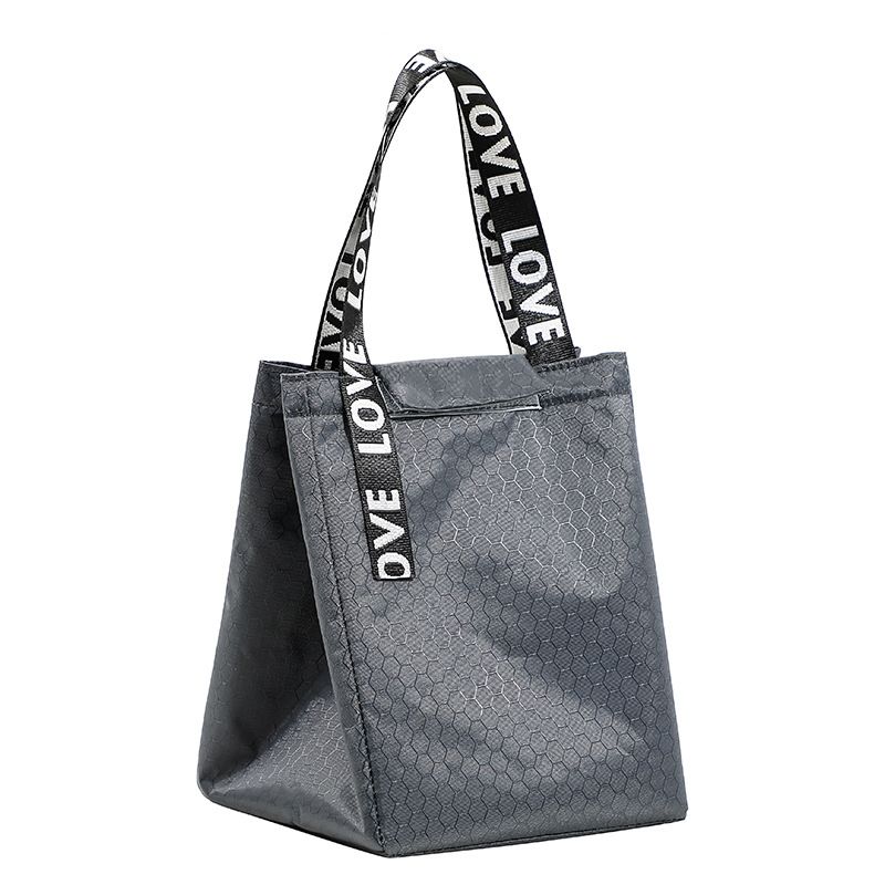 新款防水便当袋手提高颜值午餐便当包铝箔加厚保温包上班族饭盒袋