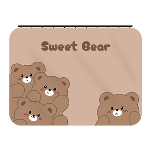 汽车遮阳帘宝宝防晒隔热遮光帘车载轨道式车窗窗帘车内侧窗隐私帘