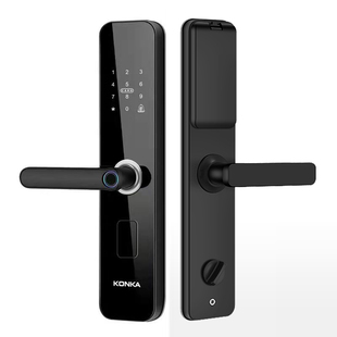 康佳指纹锁智能门锁家用防盗电子入户室内大门锁木门半自动密码锁