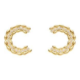 CISSY SHI温蒂妮的记忆系列成就C型耳钉小众女2025爆款高级感耳饰