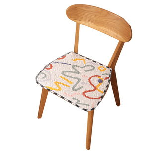 餐椅坐垫椅子学生薄款办公椅凳子电脑椅宿舍座椅靠垫舒适久坐屁垫