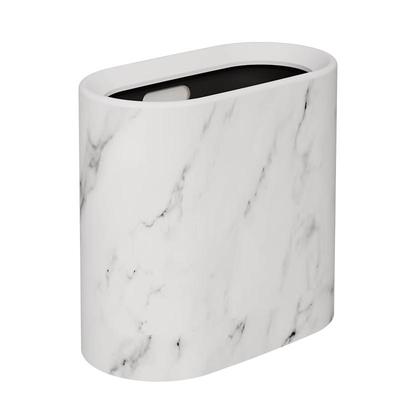 仿大理石夹缝垃圾桶家用高颜值