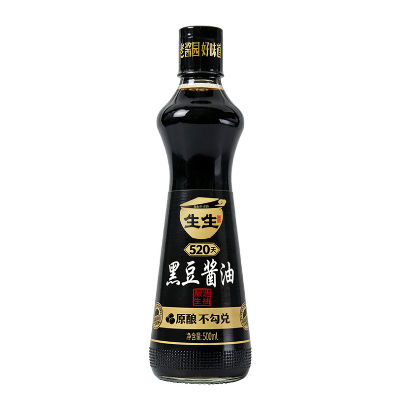 生生牌特级黑豆酱油大凉山特产