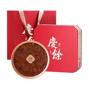 胡庆余堂官方滋补旗舰店古韵红参排片礼盒东北吉林人参片配套礼袋