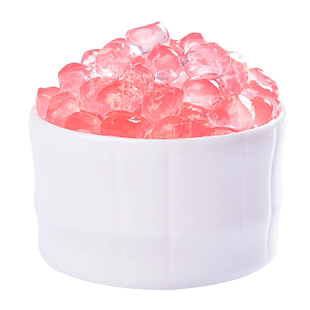 广禧寒天晶球脆波波1kg黑糖商脆啵啵免煮珍珠果冻椰果奶茶店专用