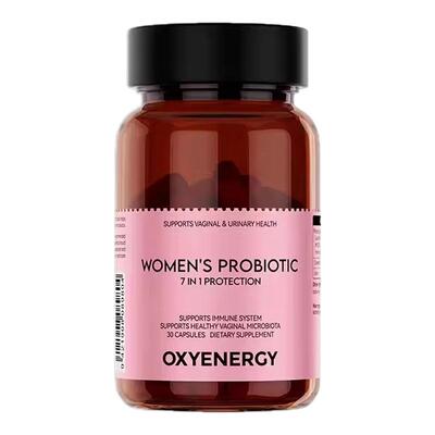 Oxyenergy氧气能量女性益生菌乳酸复合粉杆菌蔓越莓口服胶囊女士