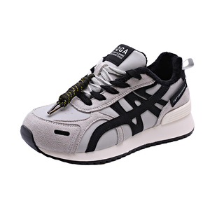 阿甘鞋女款2025秋冬季新款爆款小众加绒德训鞋百搭休闲运动鞋棉鞋