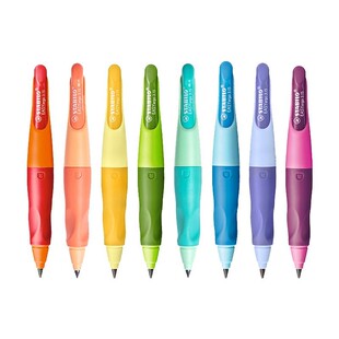思笔乐stabilo自动铅笔不断芯儿童矫姿器小学生入门练字胖胖铅笔