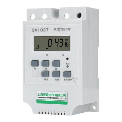 SX102T单双倒计时时控开关控制器微电脑循环定时器220V全自动开关