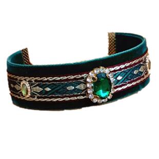 猫咪项圈宠物饰品好看项圈挂饰猫猫脖套埃及阿比猫高贵流苏宝石圈