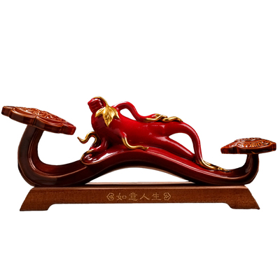 陶瓷如意人生家居客厅摆件