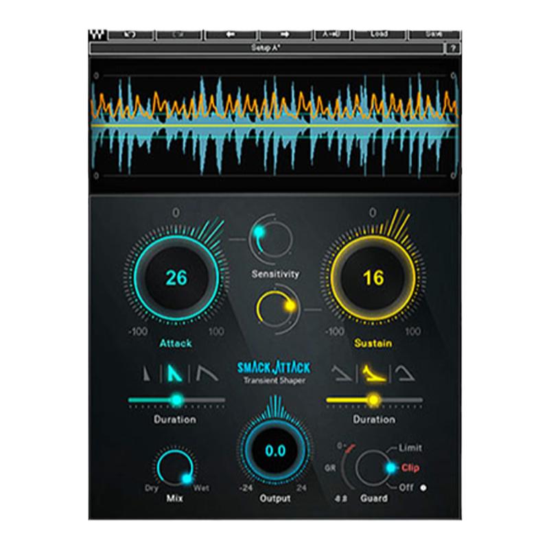 WAVES14 Smack Attack瞬态控制器录音后期效果插件编曲制作