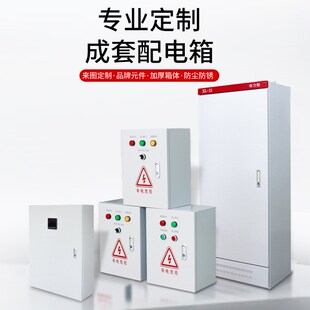 挂墙三相四线380V220V工地低压动力配电柜电箱 成套配电箱家用明装
