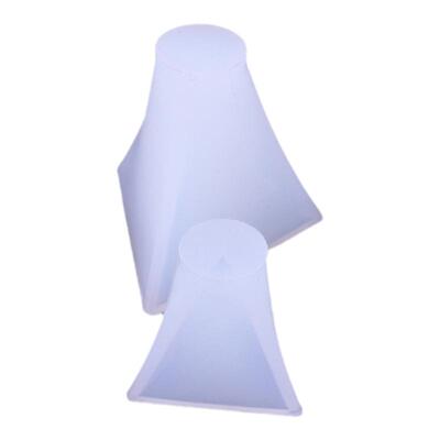 diy水晶滴胶三角锥硅胶模具三角柱体镜面高透几何装饰金字塔AB胶