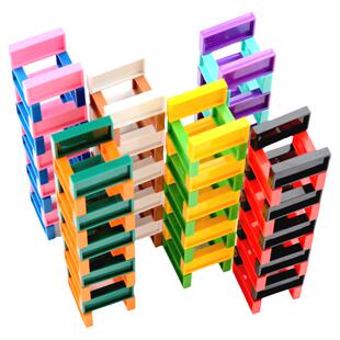 推客多米诺骨牌小学生多米诺比赛专用ABS塑料专业高级多米诺