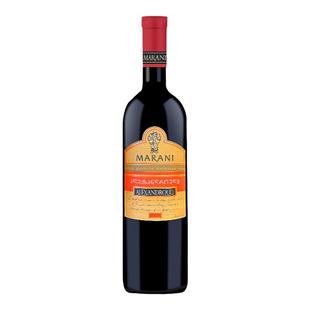 格鲁吉亚原瓶进口红酒MARANI玛拉尼亚历山德拉里半甜葡萄酒整箱