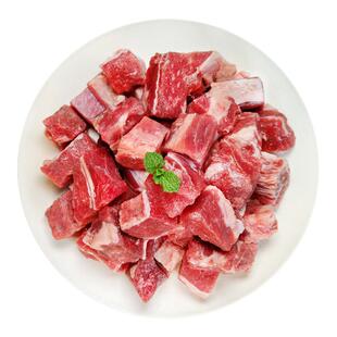 盒马同款国产不注水黄牛谷饲原切黄牛肉烧烤肉火锅食材生鲜牛腩块